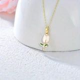 Sunflower Design Gold Plated Necklace