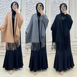 Cozy Fleece Shawl | 1 Pc Plain Design