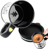 Self Stirring Mug - 1 Pc | Effortlessly Mix Your Drinks with Stainless Steel Innovation