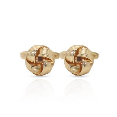 Cufflers Classic Round Cufflinks - CU-0013, Gold And Silver