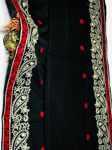 1 Pc Women's Swiss Lawn Embroidered Shawl