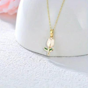 Sunflower Design Gold Plated Necklace