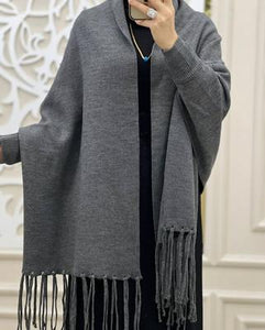 Cozy Fleece Shawl | 1 Pc Plain Design