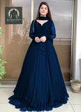 3 Pcs Women's Stitched Chiffon Plain Suit