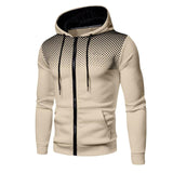 2025 cross -border Autumn and Winter new men's fashion casual cardigan hooded sweater youth men's we jacket factory direct sales