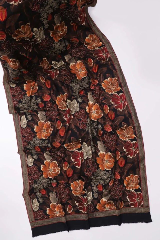 Women's karandi Embroidered shawl