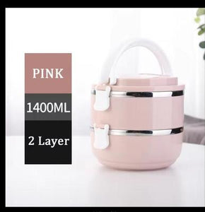 Compact & Stylish 1 Pc Stainless Steel Bento Lunch Box - Versatile Storage Solution