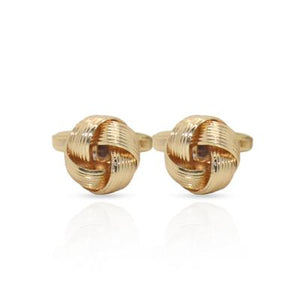 Cufflers Classic Round Cufflinks - CU-0013, Gold And Silver