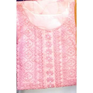 Stunning Women's Stitched Suit Organza - 3 Pcs with Embroidered Design