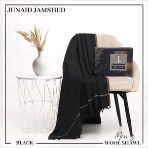 1 Pc Men's Pashmina Wool Plain Shawl