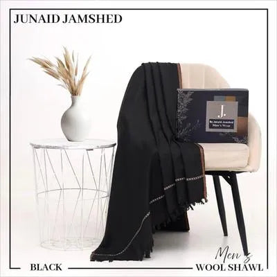 1 Pc Men's Pashmina Wool Plain Shawl