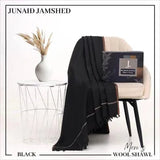 1 Pc Men's Wool Plain Shawl